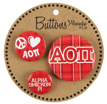 Fasionable Sorority Buttons
